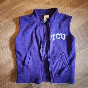 Fleece zipper vest